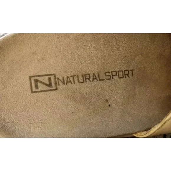 Natural Sport Sandals Flip Flops Alta 31823-3 Tan Beige Size 8.5M - Picture 4 of 4